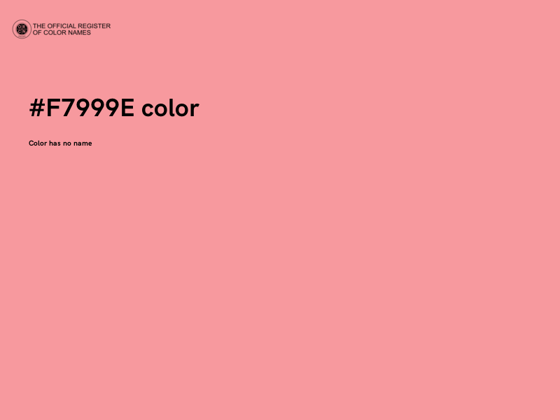 #F7999E color image