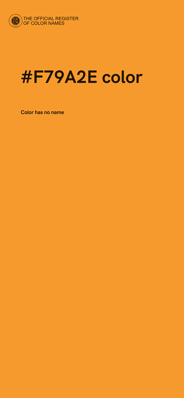 #F79A2E color image