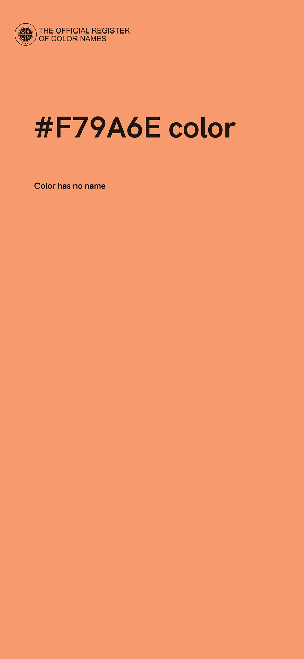 #F79A6E color image