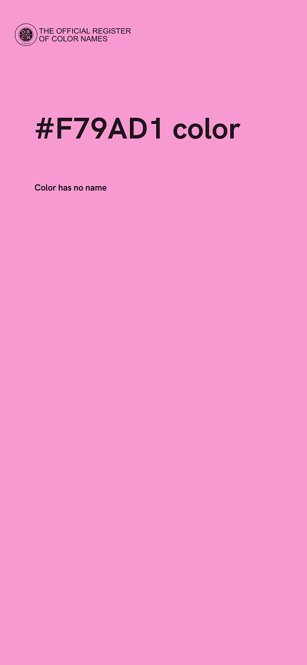 #F79AD1 color image