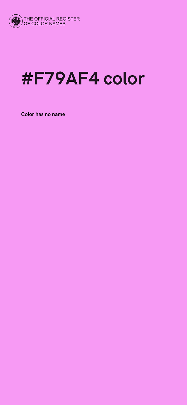 #F79AF4 color image