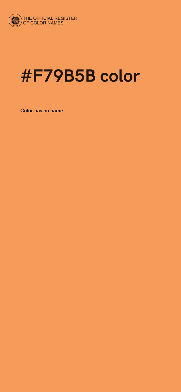 #F79B5B color image