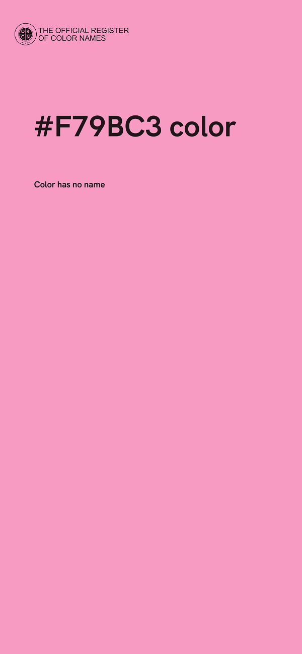 #F79BC3 color image