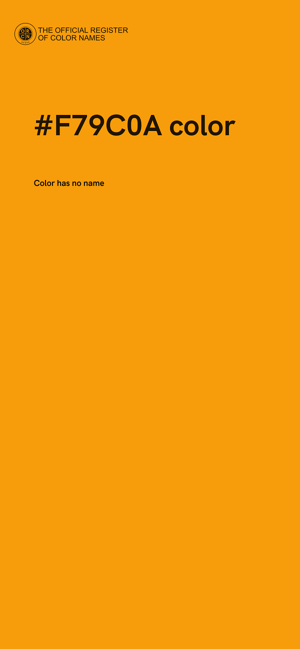 #F79C0A color image