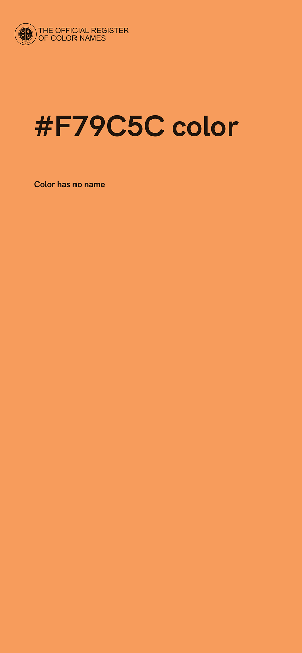 #F79C5C color image