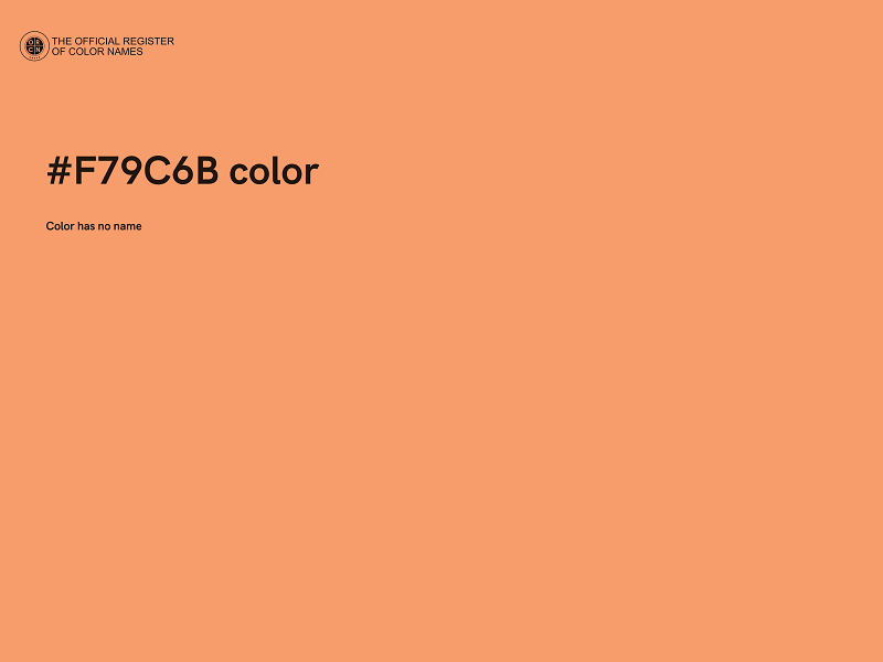 #F79C6B color image