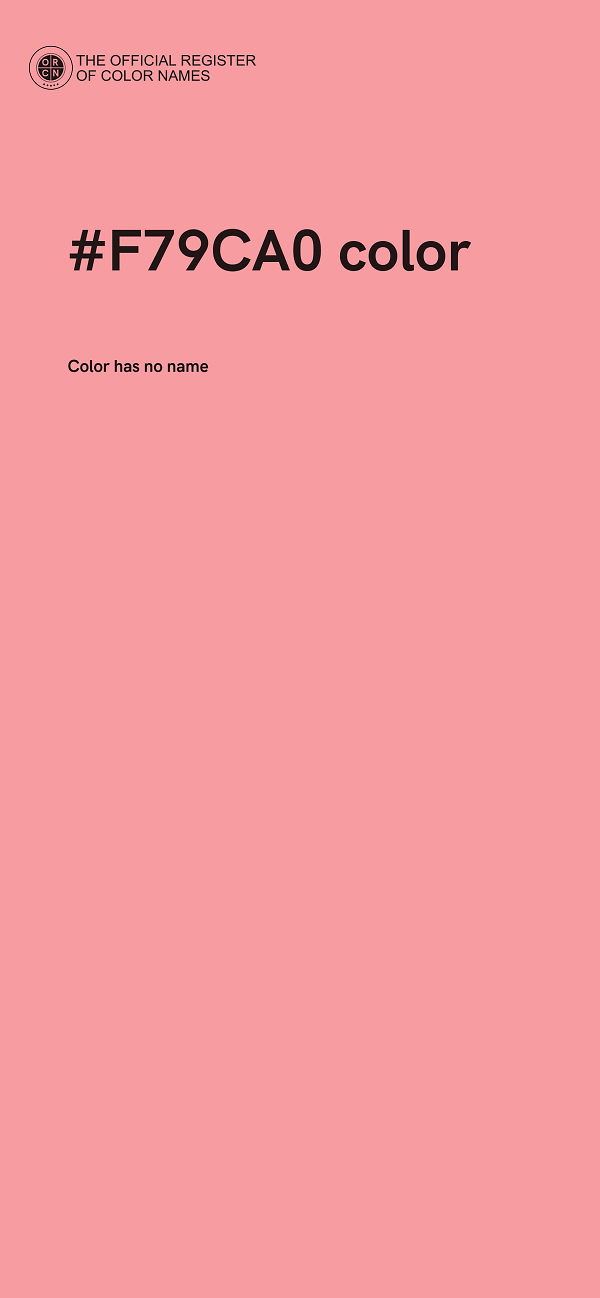 #F79CA0 color image