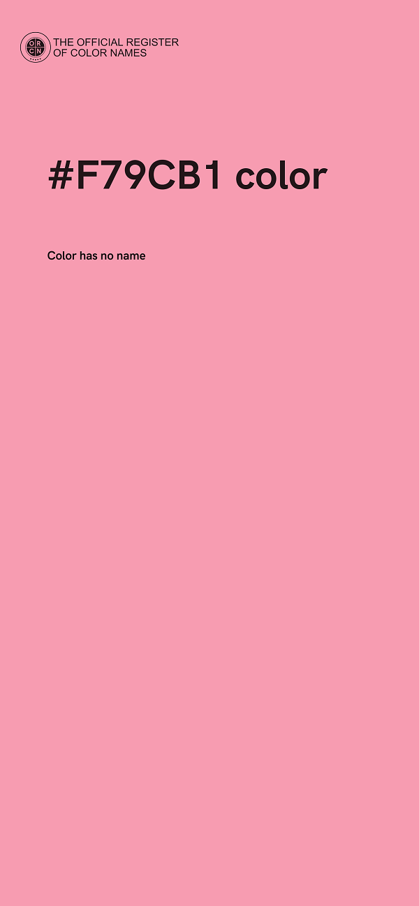 #F79CB1 color image