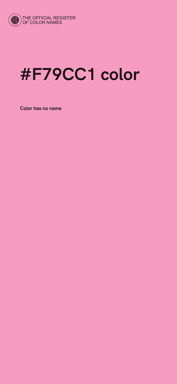 #F79CC1 color image