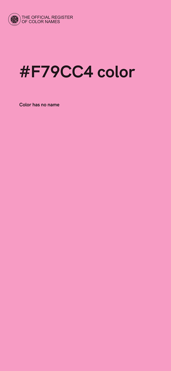 #F79CC4 color image