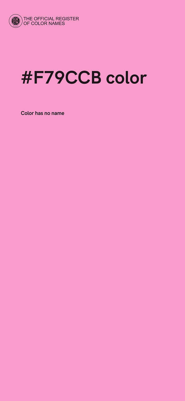 #F79CCB color image