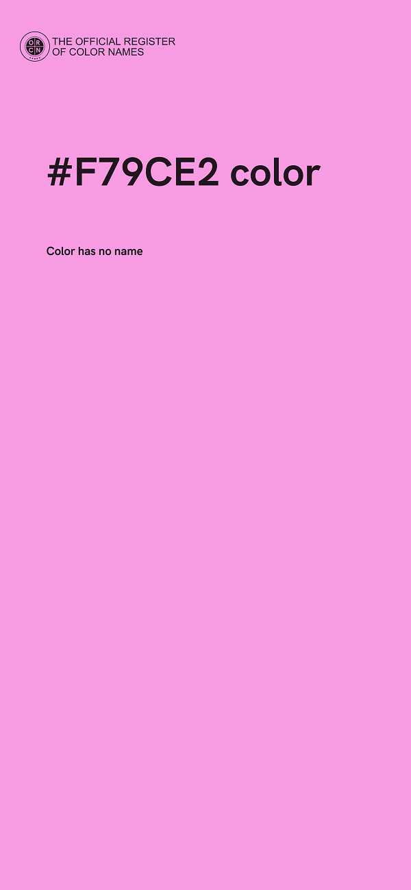 #F79CE2 color image