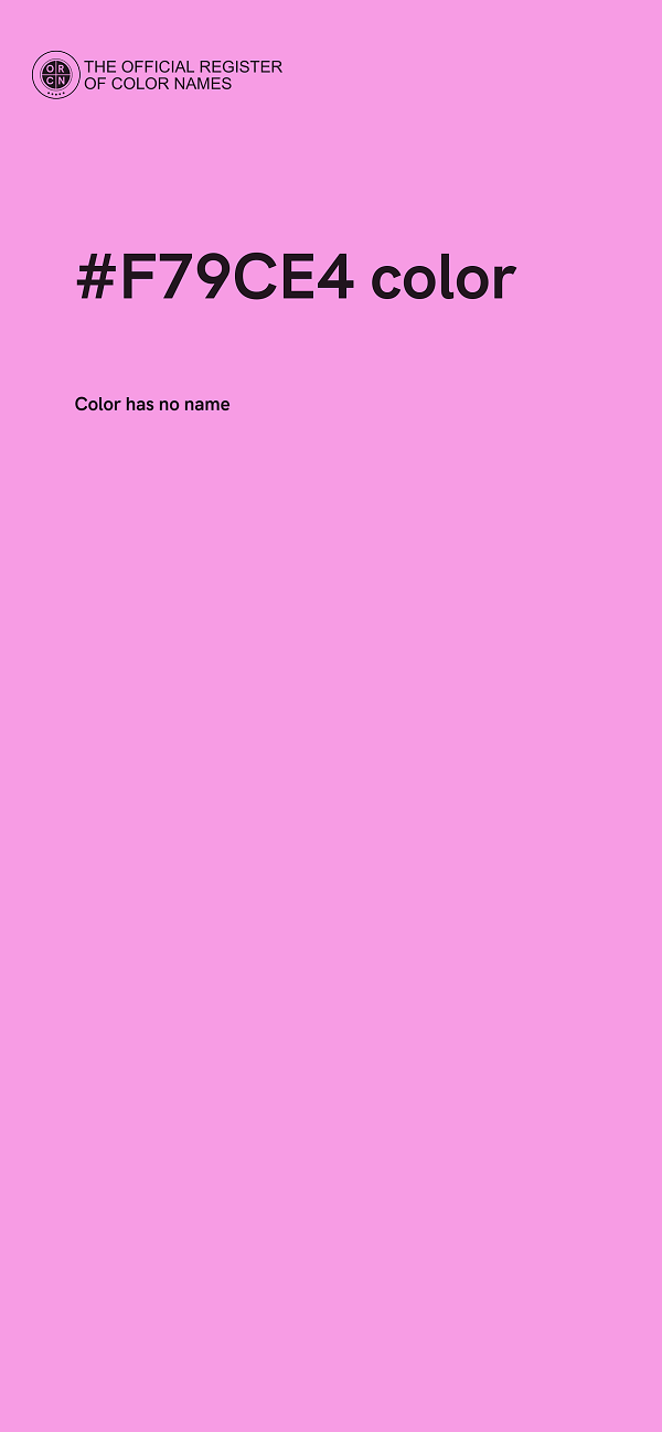 #F79CE4 color image