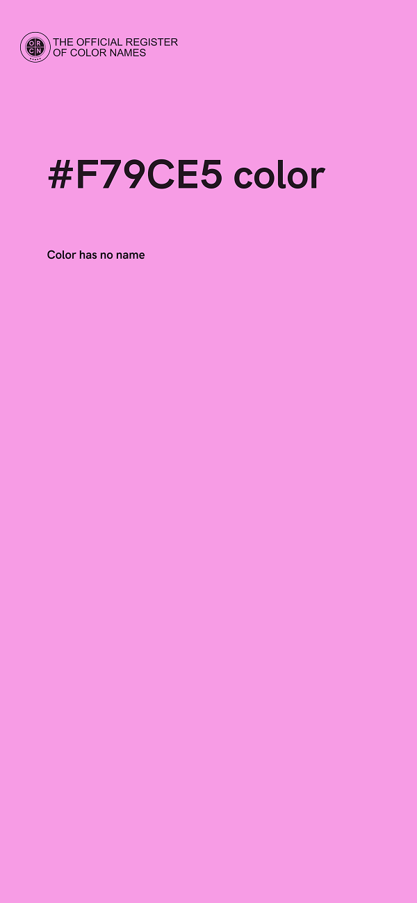 #F79CE5 color image