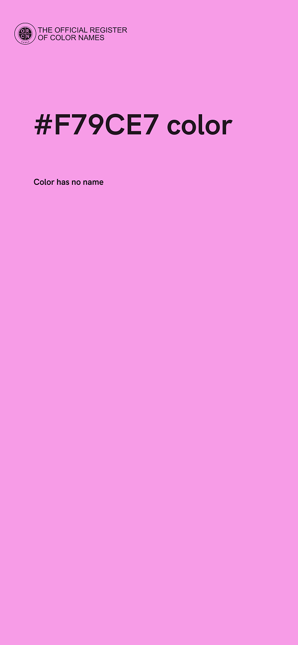 #F79CE7 color image