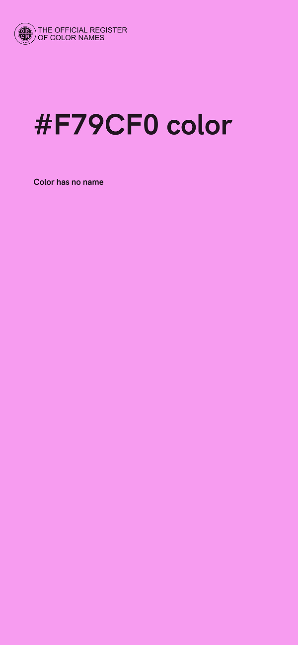 #F79CF0 color image