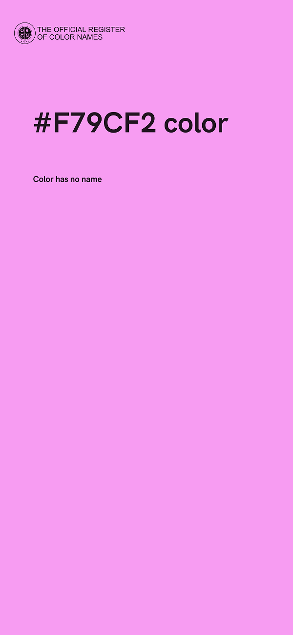 #F79CF2 color image