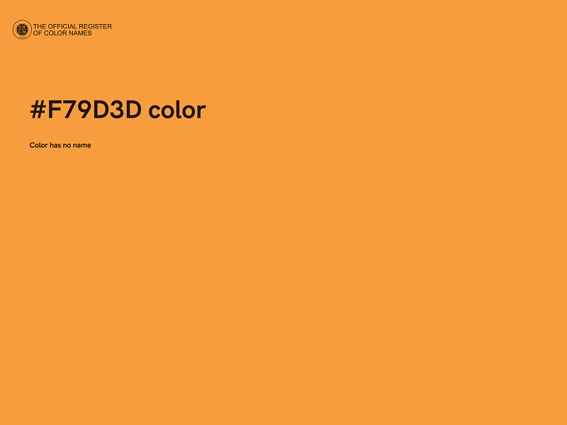 #F79D3D color image