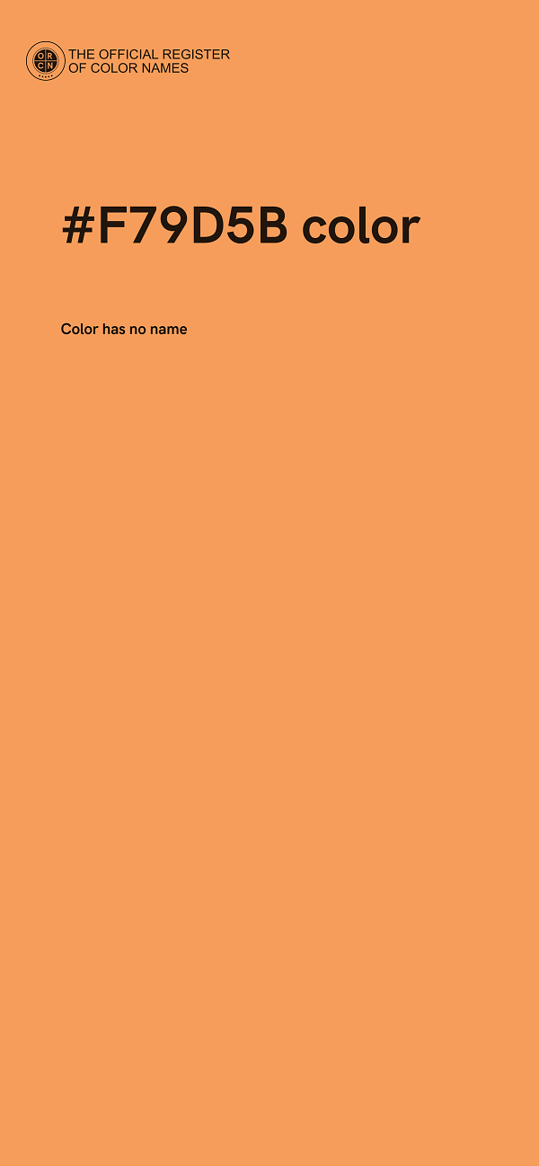 #F79D5B color image