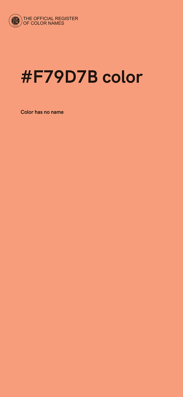 #F79D7B color image