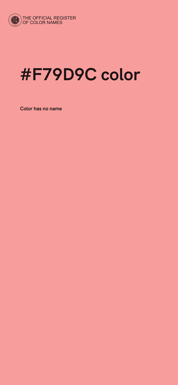 #F79D9C color image