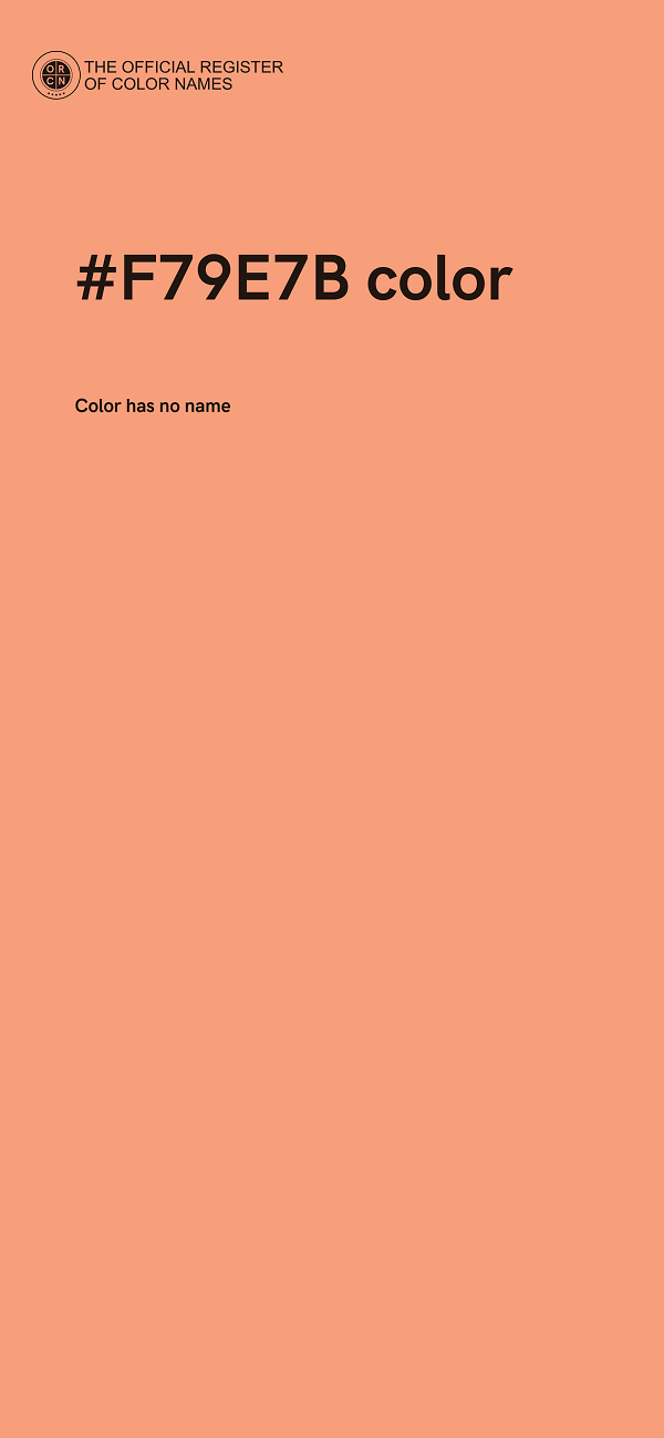 #F79E7B color image