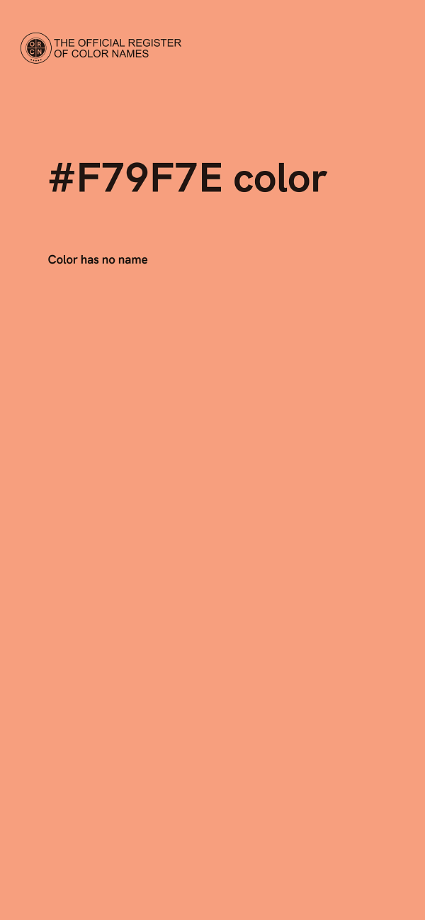 #F79F7E color image