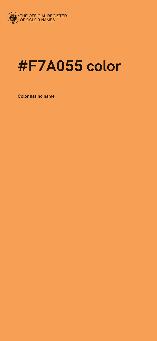 #F7A055 color image