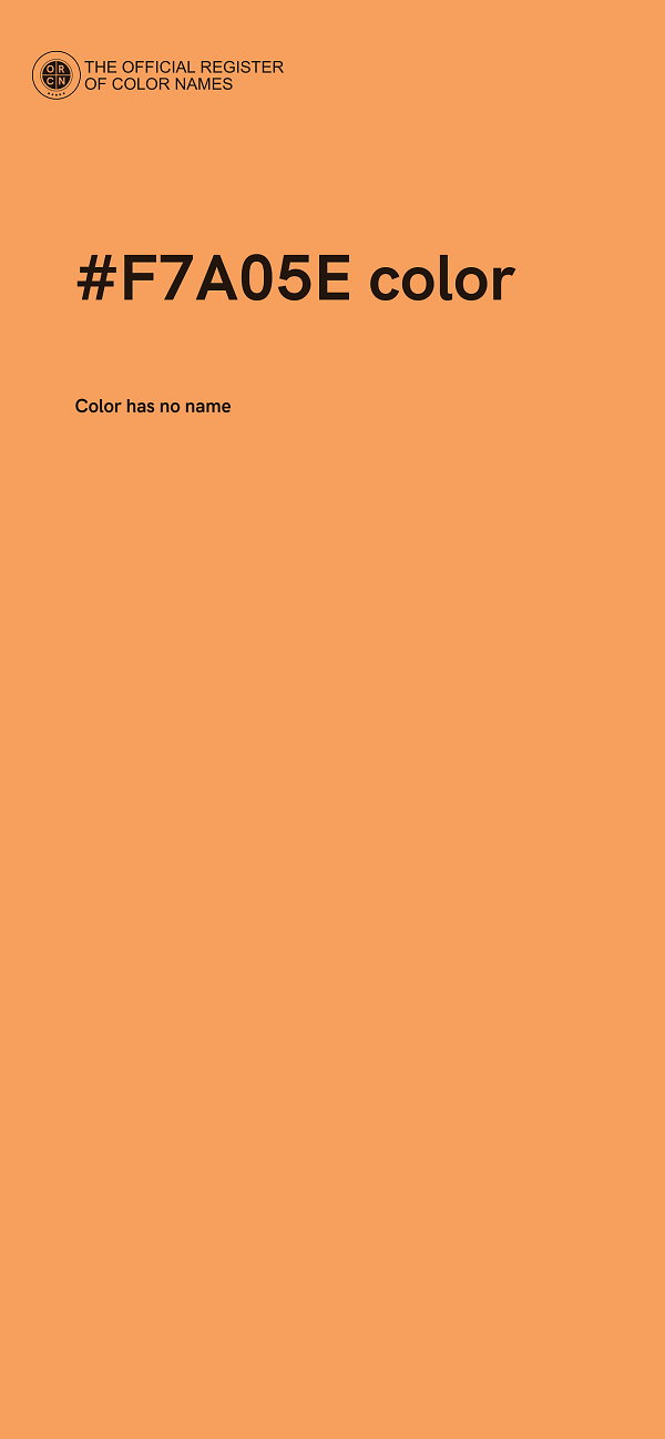 #F7A05E color image