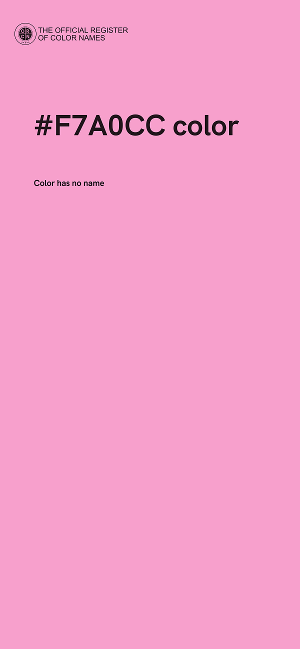 #F7A0CC color image