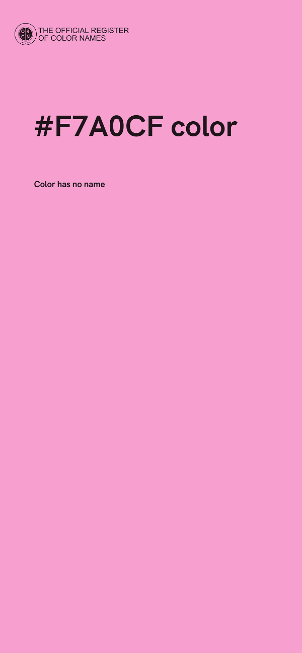 #F7A0CF color image
