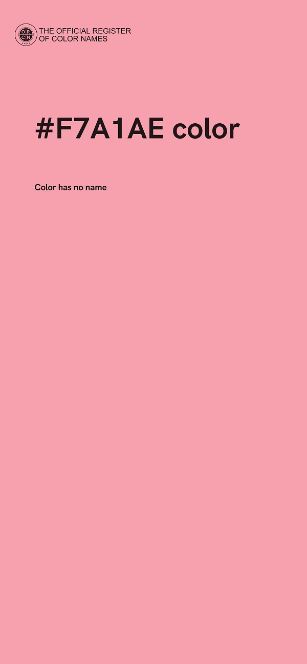 #F7A1AE color image