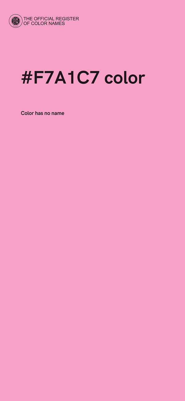 #F7A1C7 color image
