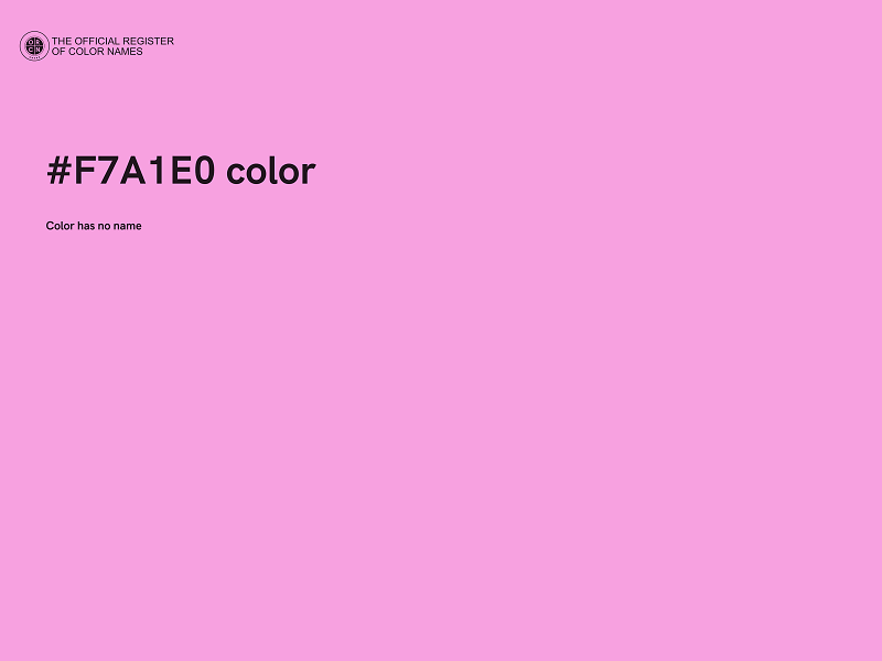 #F7A1E0 color image