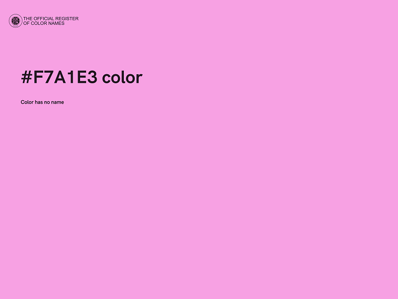 #F7A1E3 color image