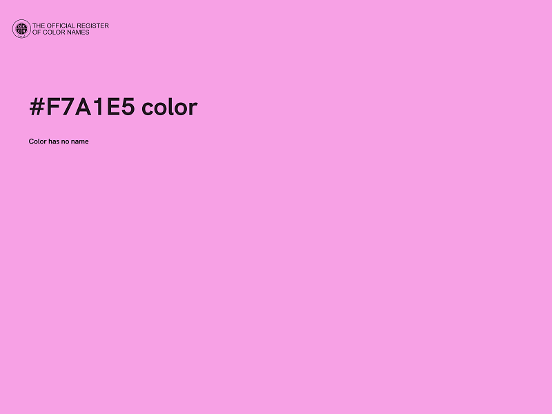 #F7A1E5 color image