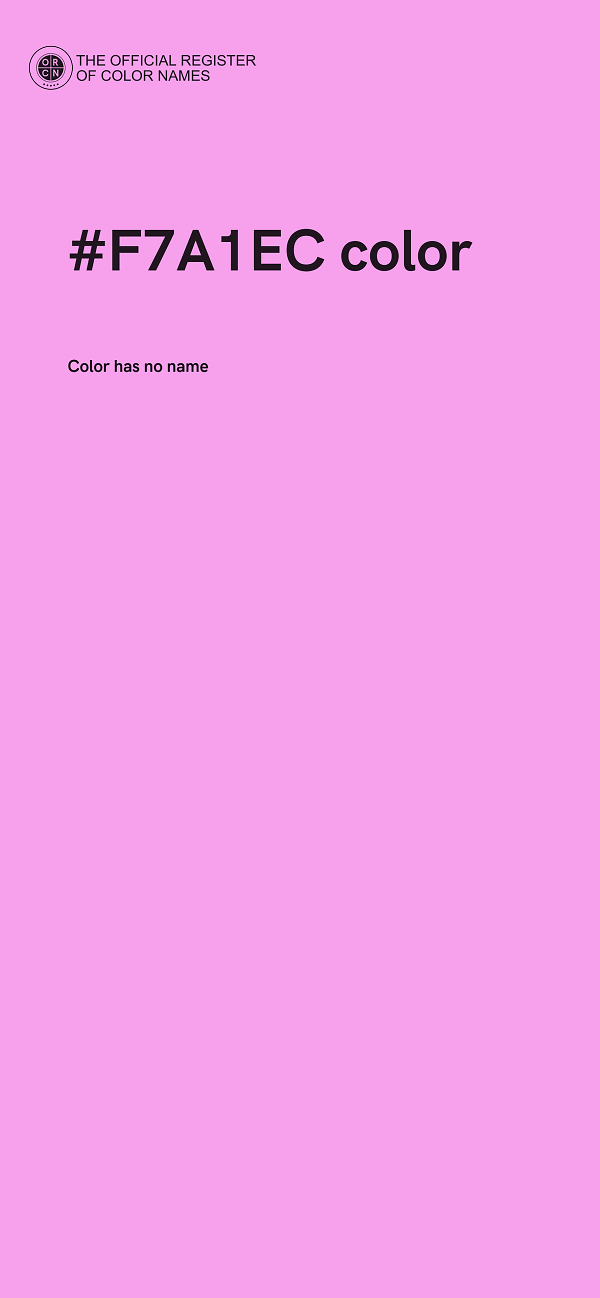 #F7A1EC color image