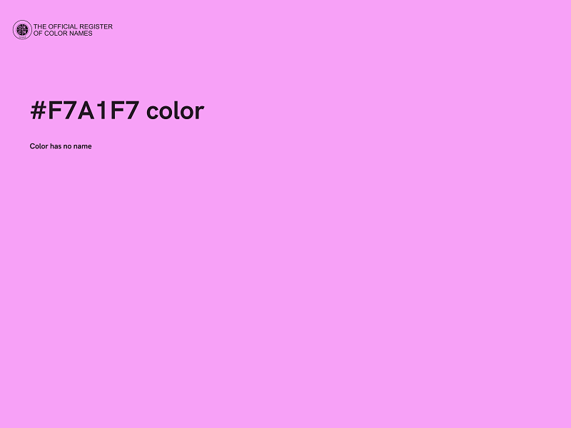 #F7A1F7 color image