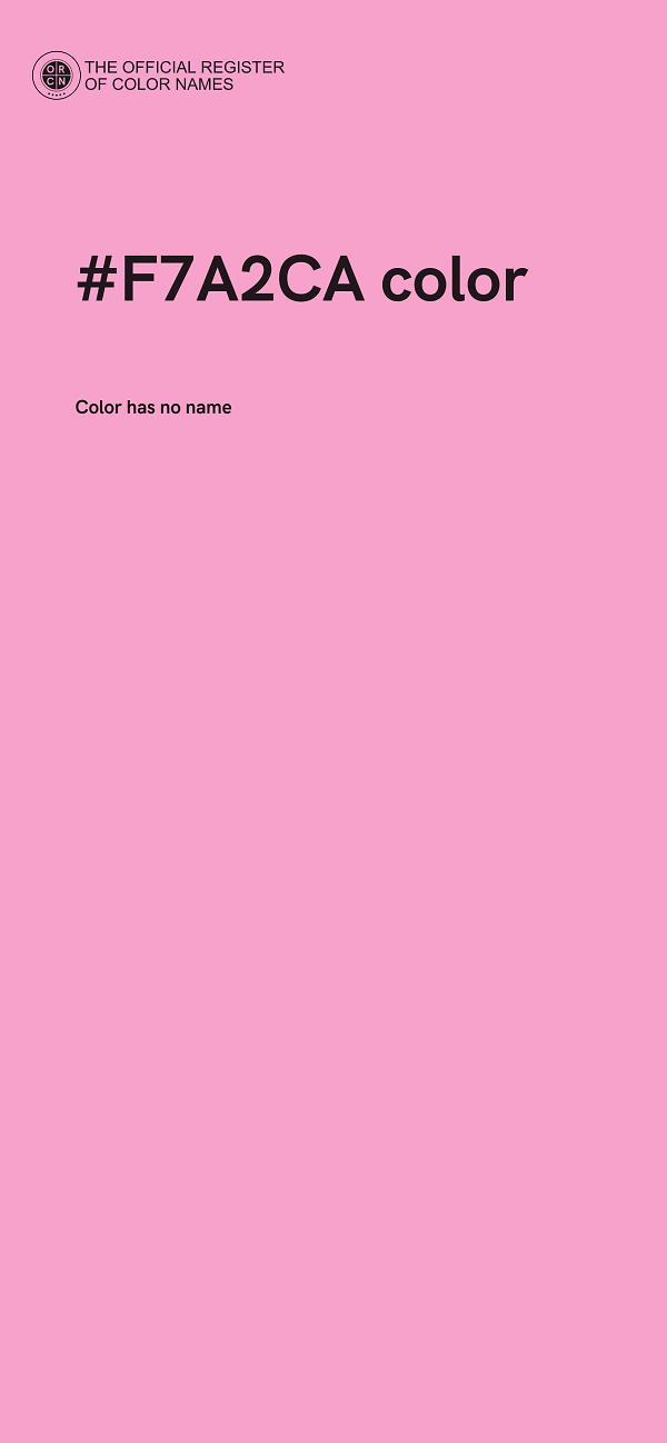 #F7A2CA color image