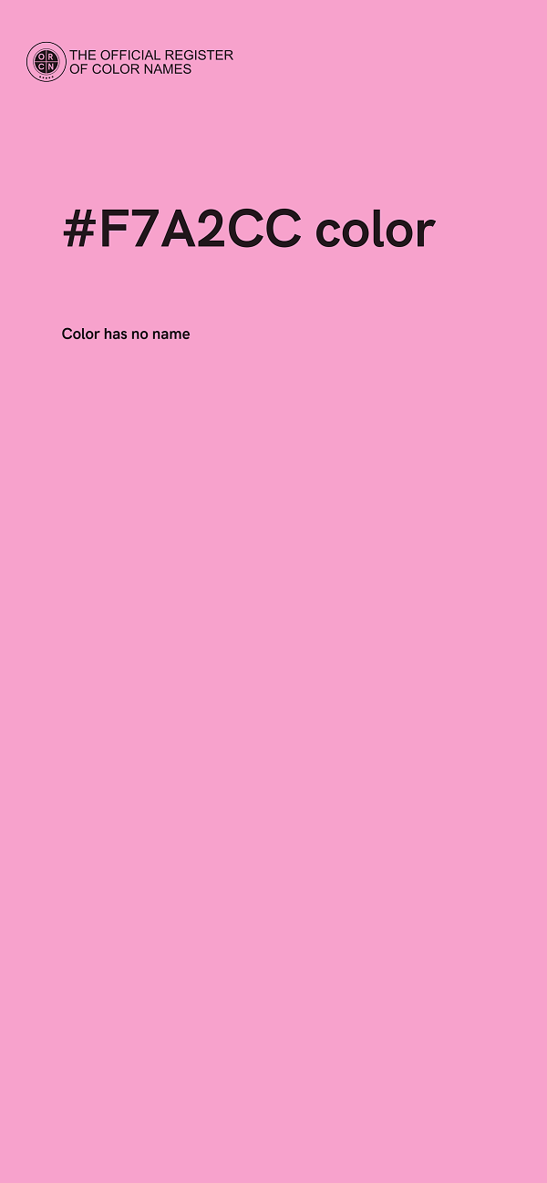 #F7A2CC color image