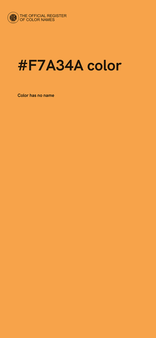 #F7A34A color image