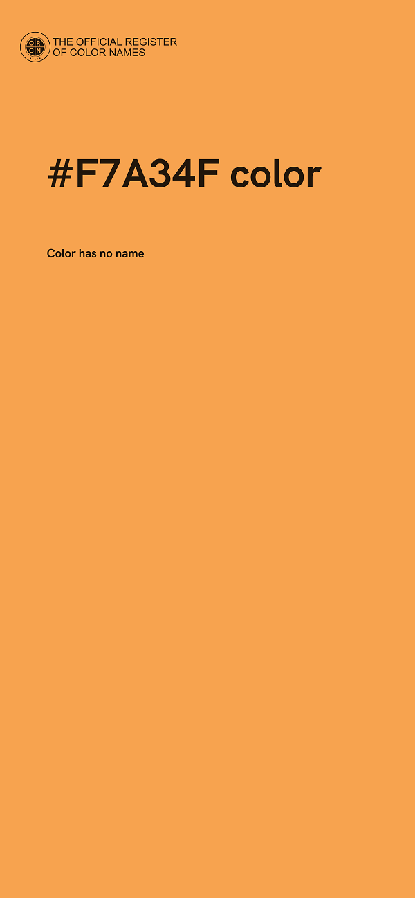 #F7A34F color image