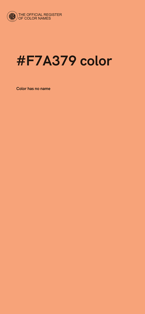 #F7A379 color image