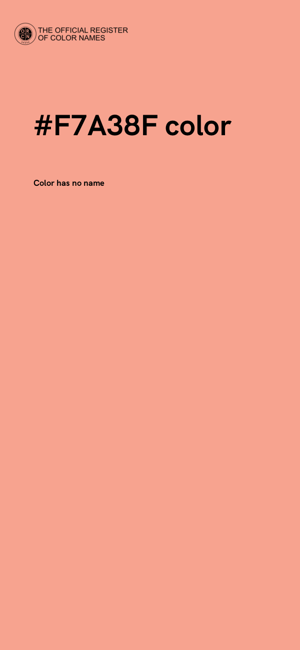 #F7A38F color image