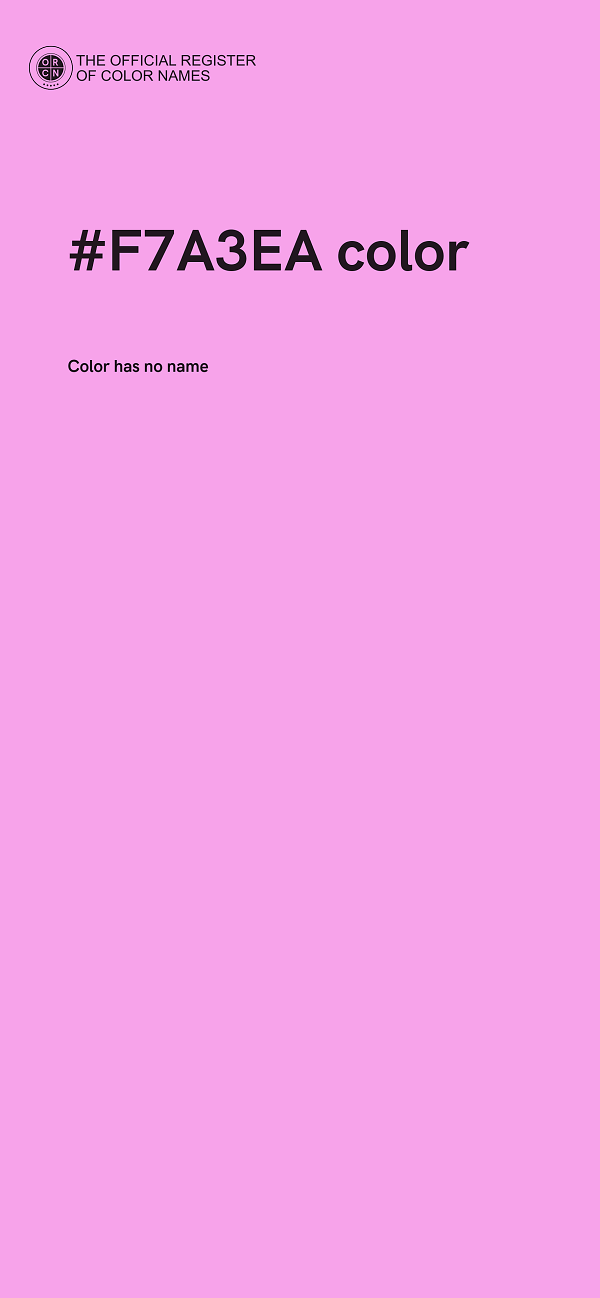 #F7A3EA color image