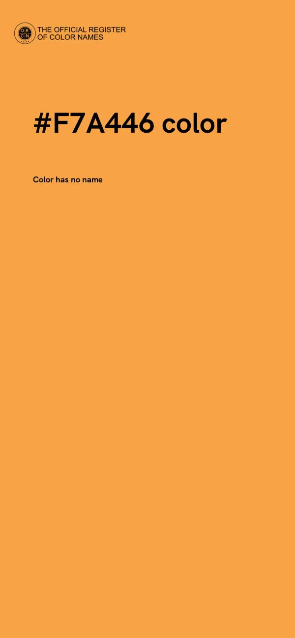 #F7A446 color image