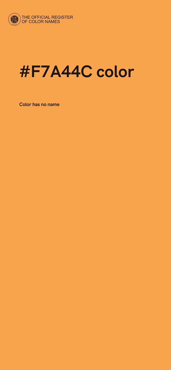 #F7A44C color image