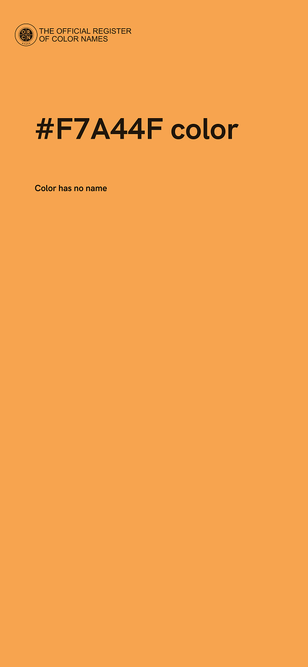 #F7A44F color image