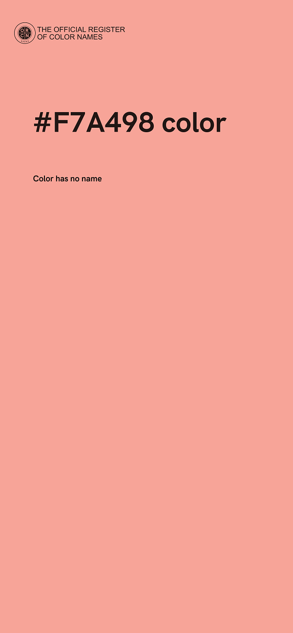 #F7A498 color image