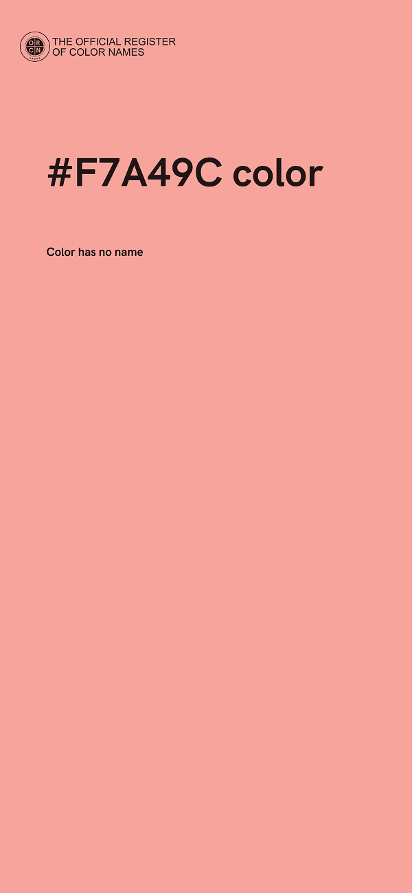 #F7A49C color image